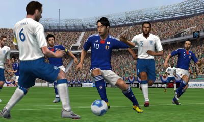 ภาพล่าสุดของ Winning Eleven 2012 บนเครื่อง Nintendo 3DS