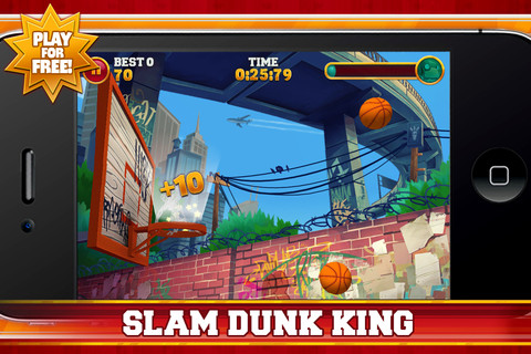 Slam Dunk King เกมชู๊ตบาสสุดมันส์แจกฟรีบน iPhone ดาวน์โหลดด่วนเวลาจำกัด