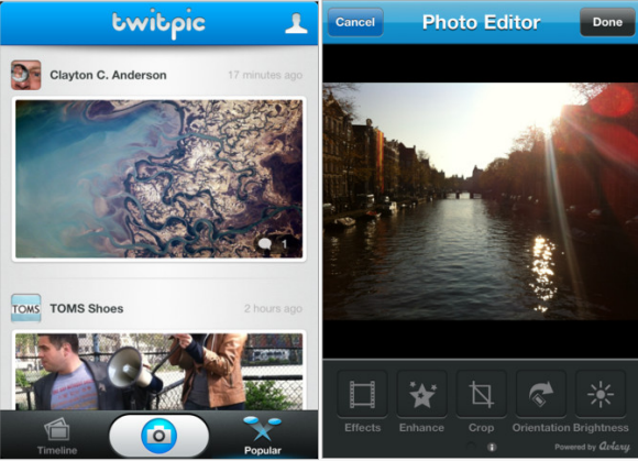 Appfree!! แต่งภาพให้แจ่มพร้อมแชร์บน Twitter ได้ง่ายๆด้วยฟิลเตอร์เจ๋งๆจาก Twitpic ฟรีบน iPhone