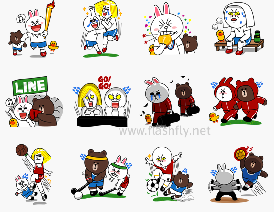 LINE แจกฟรี!!สติ๊กเกอร์ลายใหม่ All Star Summer Games ต้อนรับกีฬาโอลิมปิกส์จับตัวการ์ตูนแปลงร่างเป็นนักกีฬาสุดเจ๋ง ดาวน์โหลดด่วน