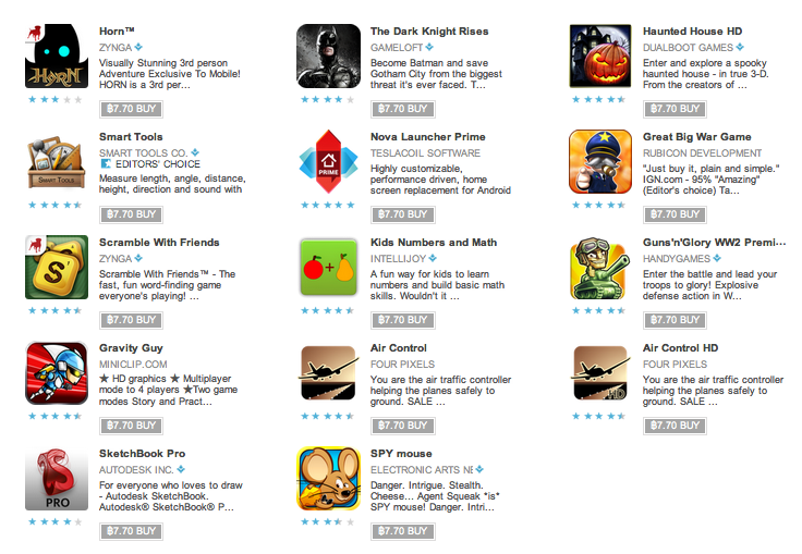 ฉลองยอดดาวน์โหลด 25 พันล้านครั้ง Google Play วันสุดท้ายกับ 14 แอพราคาไม่ถึง 8 บาท เวลาจำกัดดังนี้