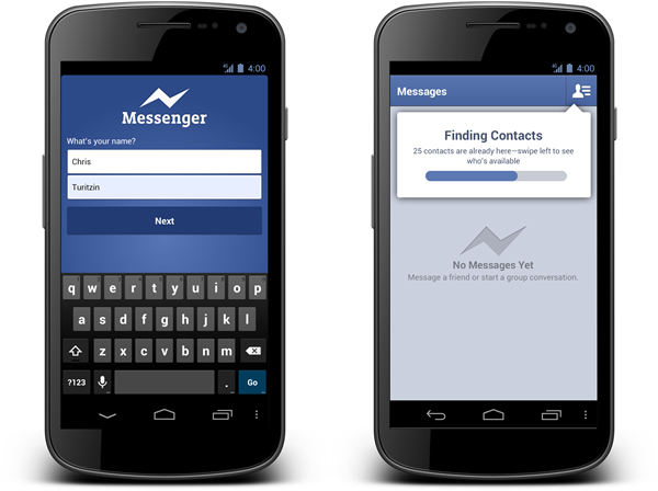 Facebook อัพเดท Facebook Messenger บน Android เวอร์ชั่นล่าสุด เพียงแค่มีชื่อกับเบอร์มือถือก็แชตได้แล้ว