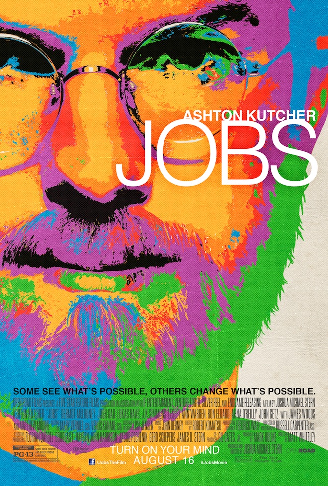 ชมภาพใบปิดแรกของภาพยนตร์เรื่อง JOBS ที่นำแสดงโดย Ashton Kutcher