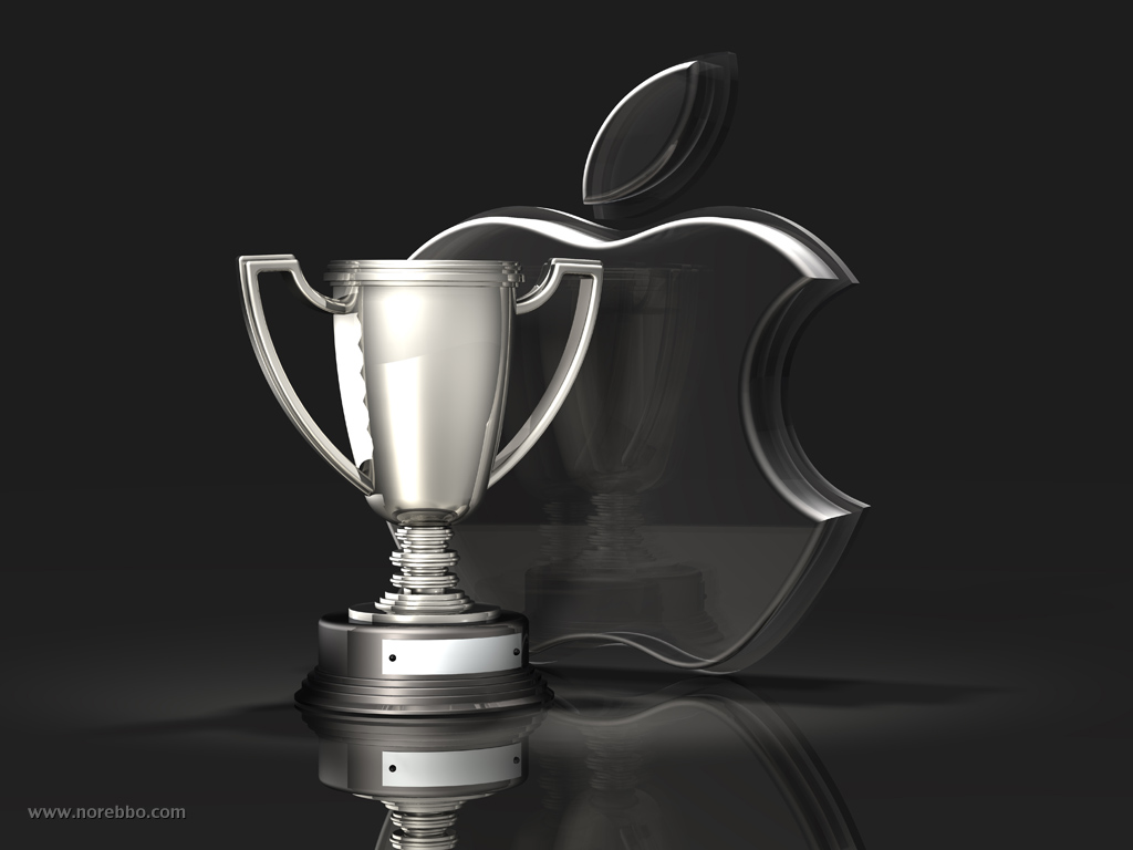 Apple Logo and Trophy