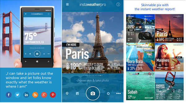 แอพชื่อดัง InstaWeather Pro มาลง Nokia Lumia แล้ววันนี้ ดาวน์โหลดได้ที่นี่
