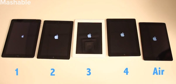 เปรียบเทียบประสิทธิภาพการใช้งาน iPad ทุกรุ่นจนถึง iPad Air (ชมคลิป)