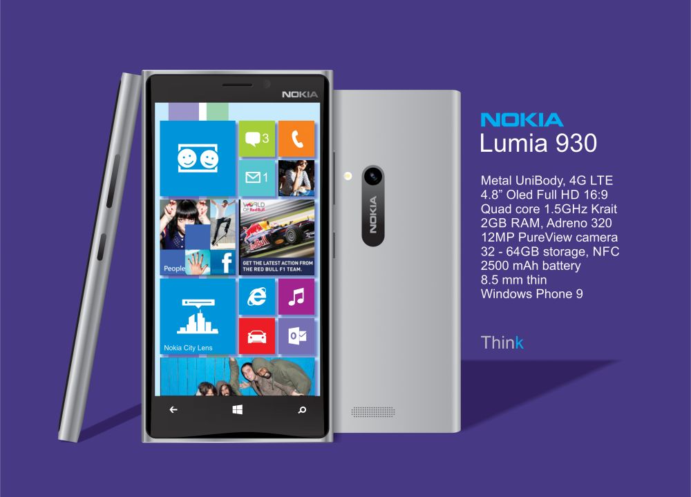 Nokia โค้ดเนม Martini จะใช้ชื่อทางการว่า Lumia 930