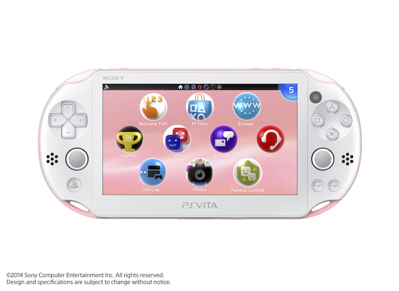 PS Vita_Light Pink-White_Front