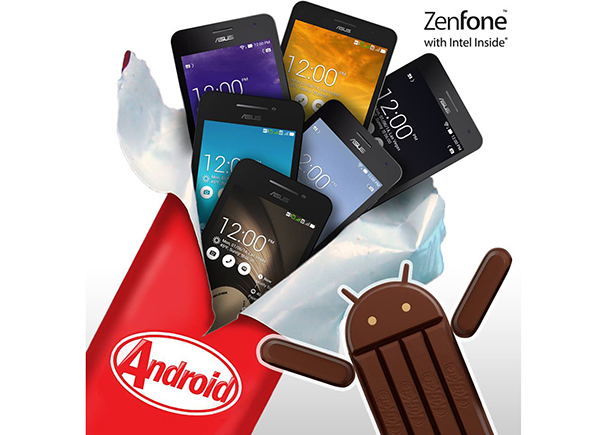 ASUS อัพเกรดสมาร์ทโฟนยอดนิยมตระกูล ZenFone สู่ Android เวอร์ชั่น 4.4 KitKat ใหม่ล่าสุด!
