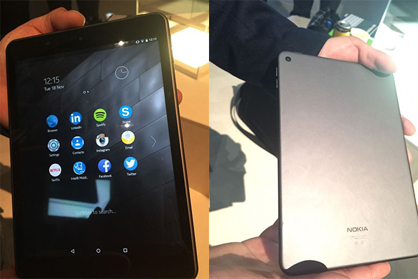ชมตัวเป็นๆ Nokia N1 แท็บเล็ต Android สีเทา Lava gray ราคาประหยัดรุ่นแรกจาก Nokia