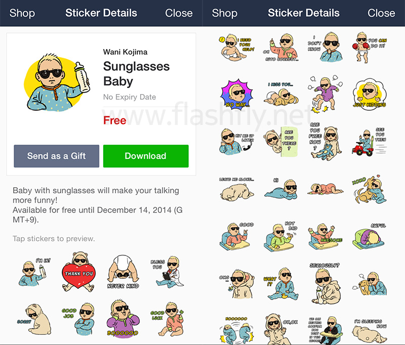 Sunglasses-Baby-flashfly-line