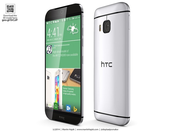 ชมภาพเรนเดอร์เปรียบเทียบความงามระหว่าง HTC One M9 ,Samsung Galaxy S6 และ iPhone 6