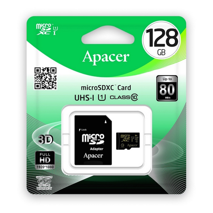 microSDXC UHS CL10 w1 128G packing (NXPowerLite)
