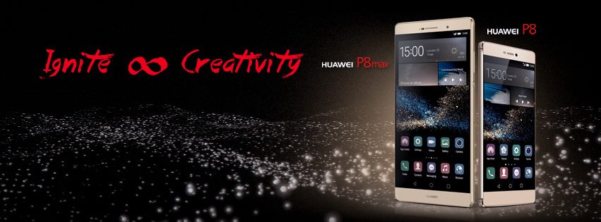 Huawei ท้าชน iPhone 6 และ Galaxy S6 เปิดตัวแฟลกชิป Huawei P8 จอ 5.2 นิ้วและ P8 Max จอยักษ์ 6.8 นิ้ว
