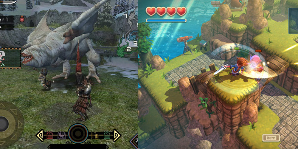 2 เกมดังบน iOS ทั้ง MONSTER HUNTER FREEDOM UNITE และ Oceanhorn ลดราคา 50% เวลาจำกัด