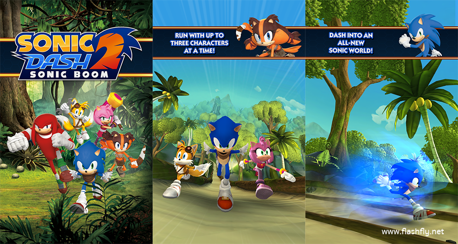 SEGA ปล่อยเกม Sonic Dash 2: Sonic Boom ภาคใหม่ล่าสุดให้ดาวน์โหลดฟรีบน Android แล้วที่นี่