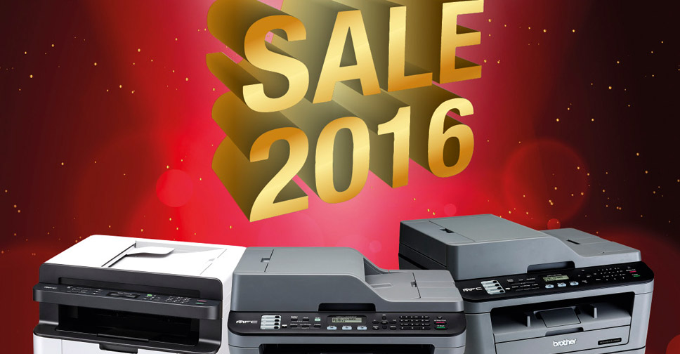 BROTHER BIG SALE 2016 โปรโมชั่นปริ้นเตอร์ลดราคากระหน่ำต้อนรับต้นปี