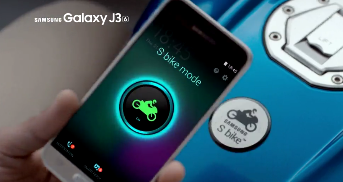 Samsung เปิดตัว Galaxy J3(2016) เอาใจสิงห์นักบิดด้วยโหมด S Bike ตัดสายกวนใจ