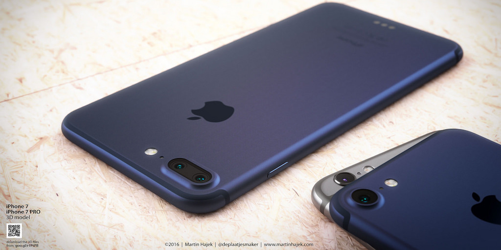 ชมชัดๆภาพเรนเดอร์คอนเซป iPhone 7 มาพร้อมสีน้ำเงิน Deep Blue สวยงามแบบสุดๆ
