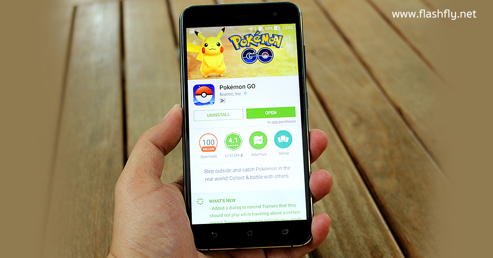 รายชื่อรุ่น ZenFone และแท็บเล็ต PadFone ที่ดาวน์โหลดเกม Pokémon GO จาก Play Store โดยตรง