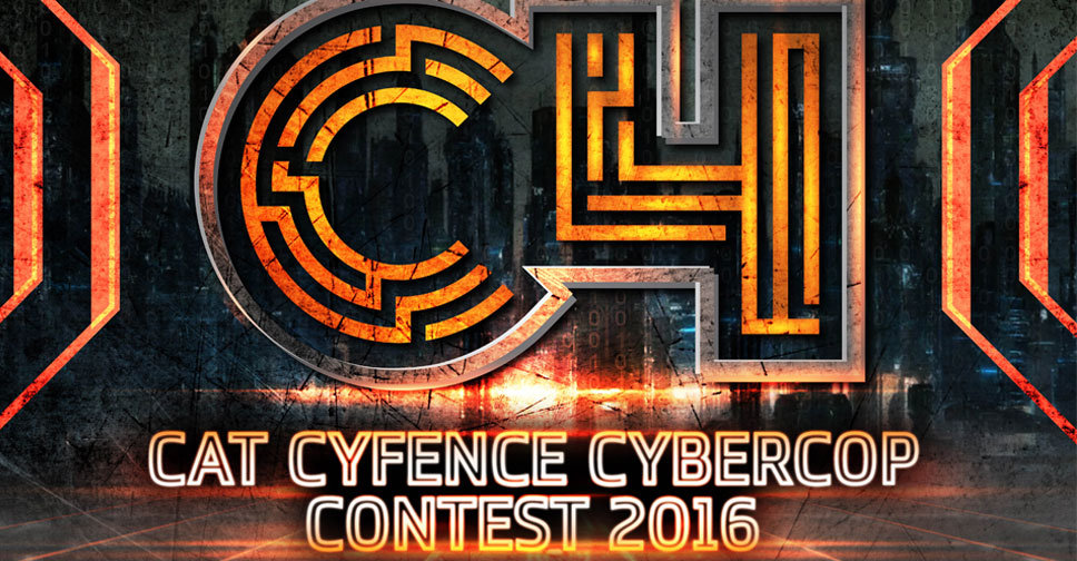 CAT CYFENCE CYBERCOP CONTEST 2016 โครงการเฟ้นหาสุดยอดนักแกะรอยโจรกรรมบนโลกไซเบอร์ ชิงทุนการศึกษากว่า 1 แสนบาท