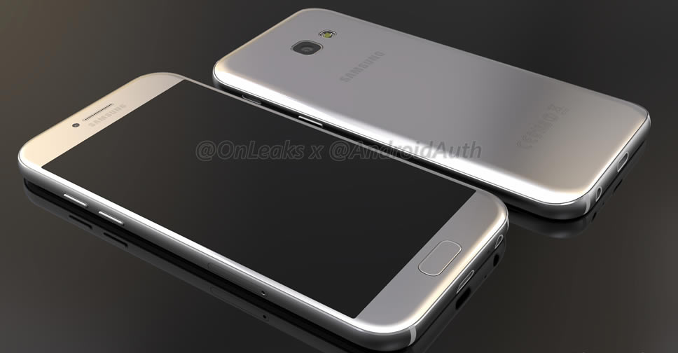 ชมภาพเรนเดอร์ Samsung Galaxy A5 (2017) ปรับหรูขึ้นจนดูคล้าย Galaxy S7