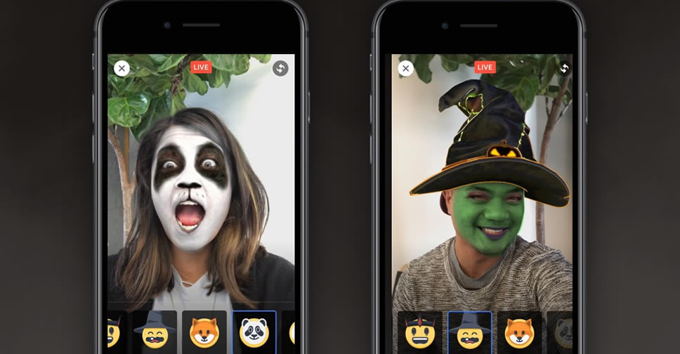 Facebook ต้อนรับฮาโลวีน เพิ่มฟีเจอร์แต่งหน้าสุดหลอนใน Facebook Live และเปลี่ยนปุ่ม Reactions ใหม่