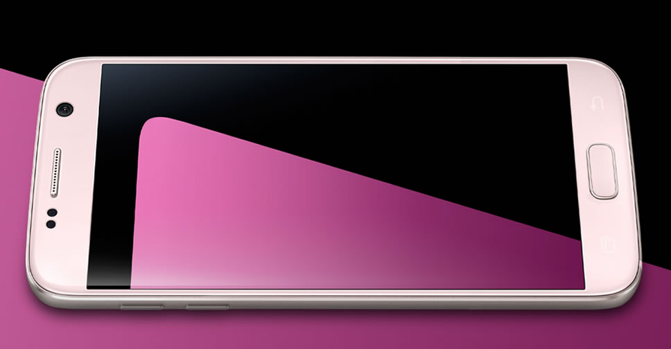 Samsung เปิดตัว Galaxy S7 สีชมพู พร้อมวางจำหน่าย Galaxy S7 edge สีฟ้า Blue Coral