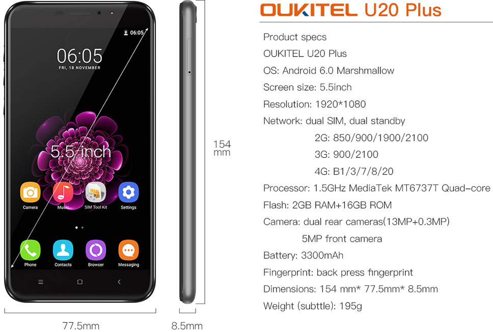 Oukitel-U20-Plus-spec