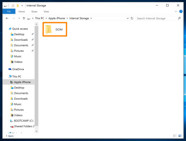Windows-Explorer-DCIM-folder