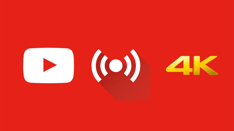 YouTube สนับสนุน Live Streaming ความละเอียด 4K ทั้งวีดีโอทั่วไป และวีดีโอ 360 องศาแล้ว