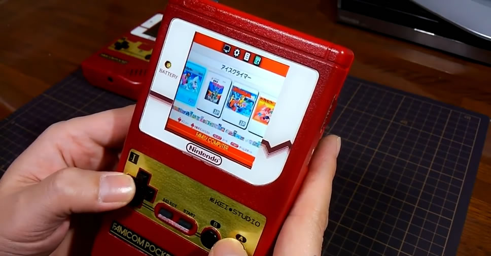 แฮกเกอร์ดัดแปลง Famicom Mini ให้กลายเป็น Game Boy ตั้งชื่อใหม่ว่า Famicom Pocket