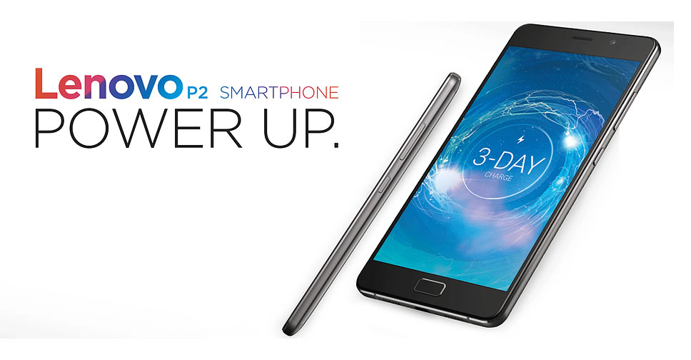 Lenovo P2 มากับชิป Snapdragon 625 ความจำแรม 4GB แบตเตอรี่ 5100mAh ราคา 11,990 บาท