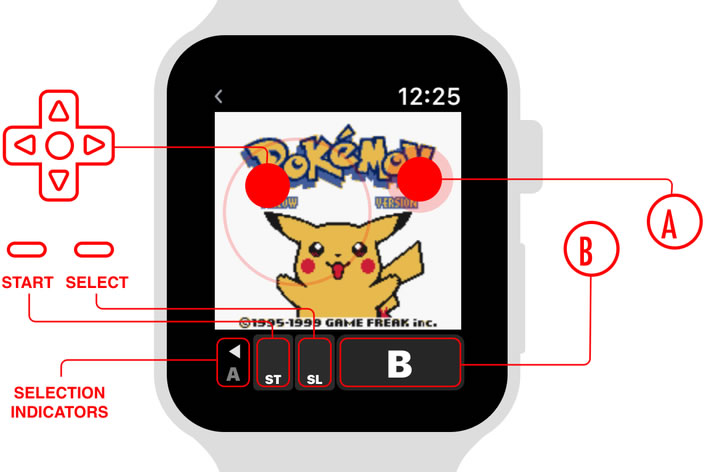 Pokemon-Yellow-Apple-Watch-Control