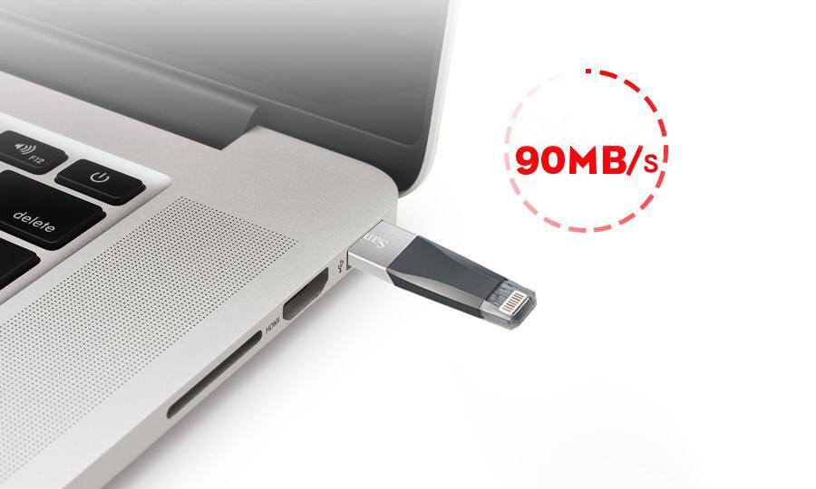 sandisk-64gb-ixpand-mini-flash-drive-for-i-phone-i-pad-usb-3-capacity-speed-up-to-90mb-s