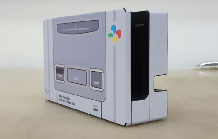 Nintendo-Switch-SNES-skin-dock