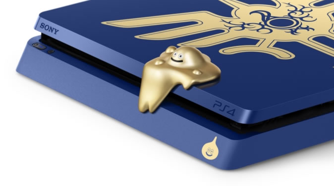 PlayStation-4-Dragon-Quest-Loto-Edition-Liquid-Metal-Slime