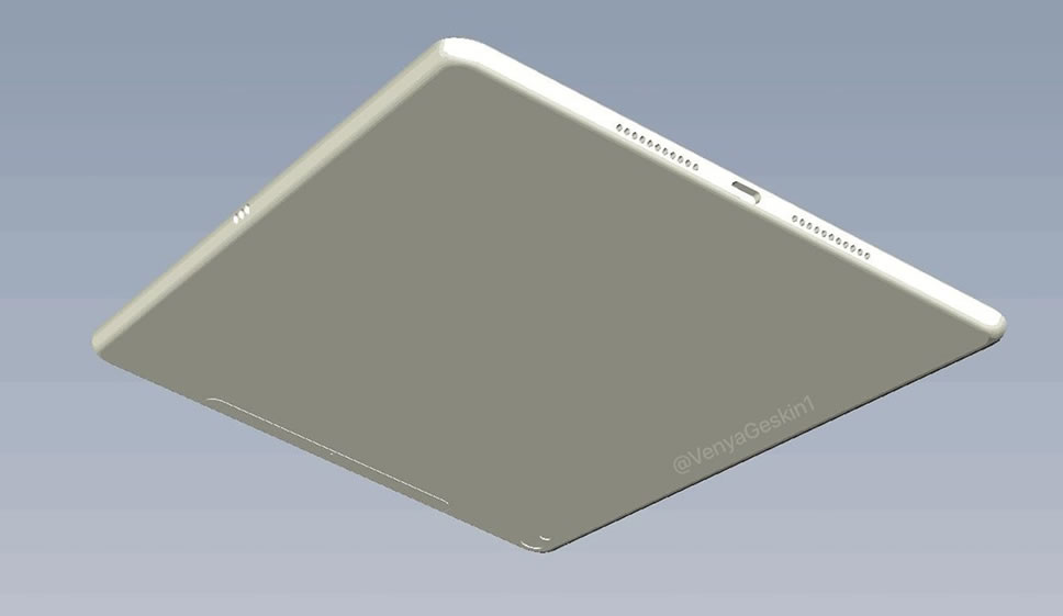 ชมต้นแบบ iPad Pro รุ่น 10.5 นิ้ว จากโปรแกรม CAD และ Mockup จากผู้ผลิตเค