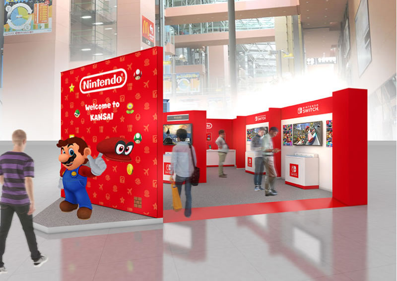 Nintendo-Check-In-Kansai-International-Airport