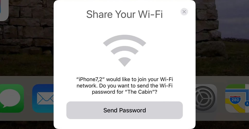 iOS 11 สามารถแชร์เครือข่าย WiFi กับเพื่อนๆ ได้ง่ายๆ เหมือนจับคู่กับ AirPods ไม่ต้องกรอกรหัสผ่าน