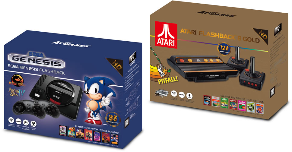 คอนโซลคลาสสิค Sega Genesis Flashback และ Atari Flashback 8 Gold รับจองปลายเดือนนี้ ราคาราว 2,680 บาท