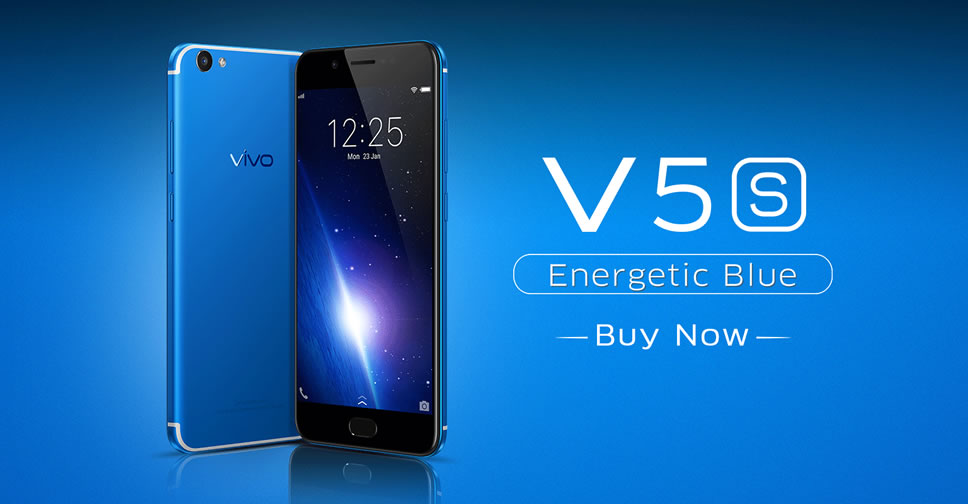 พลังแห่งสีน้ำเงิน!! Vivo V5s Energetic Blue เริ่มวางจำหน่ายแล้ว ราคาเดิม