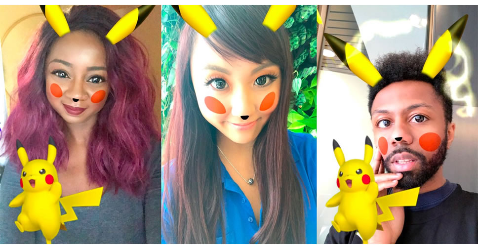 Snapchat-Pikachu