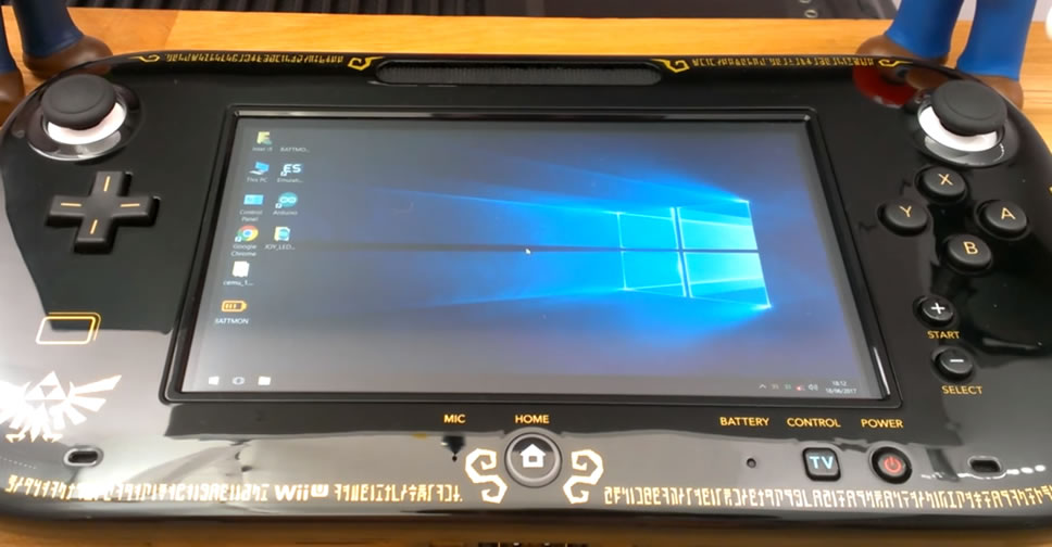 นักดัดแปลงเปลี่ยน Wii U ให้กลายเป็นคอมพิวเตอร์พกพา รันบน Windows 10