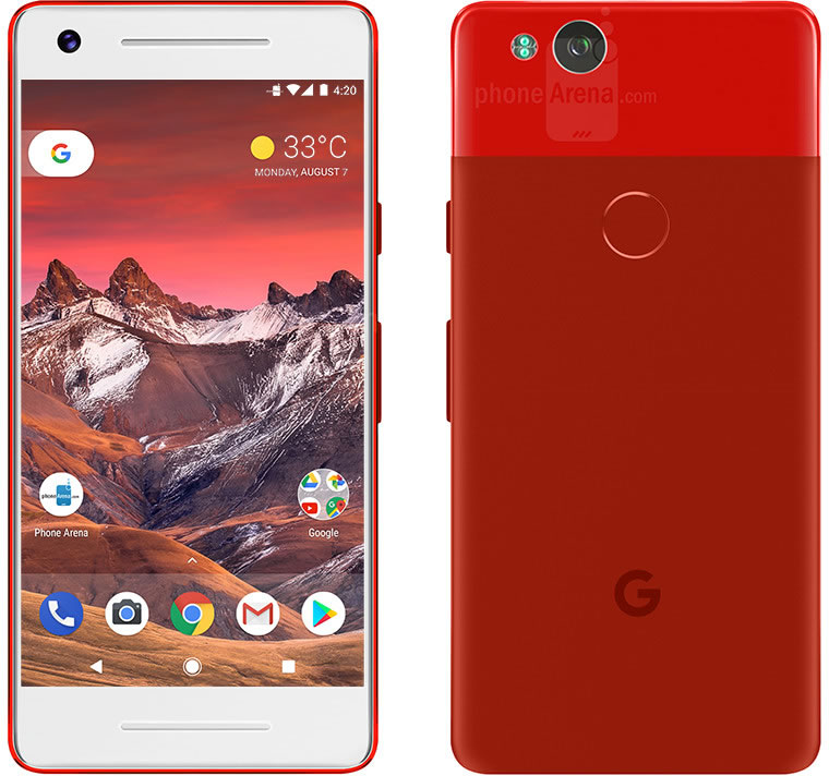 google-pixel-2-red