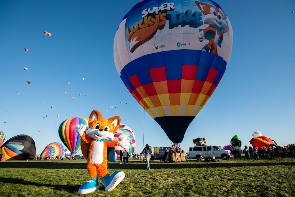 Xbox Super Luckys Tale Hot Air Balloon