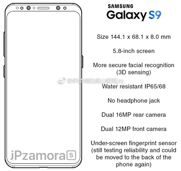 samsung-galaxy-s9-spec-leak