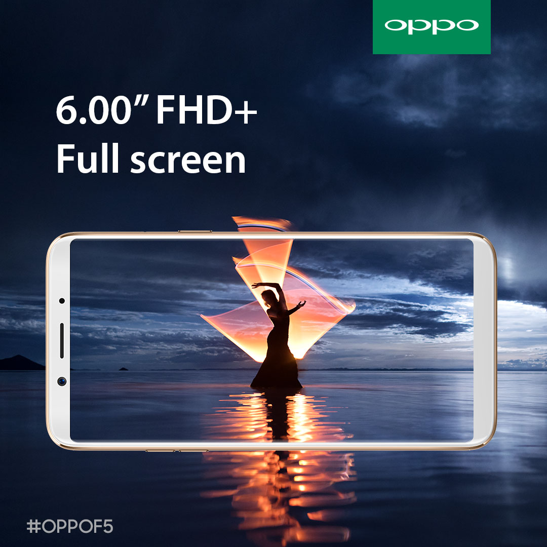 6. OPPO F5 FullHD+