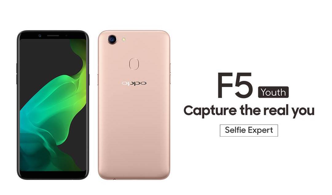 OPPO F5 Youth สมาร์ทโฟน Full Screen สเปคครบ
เซลฟี่สวยด้วย A.I. Beauty วางจำหน่ายแล้วเพียง 8,990 บาท