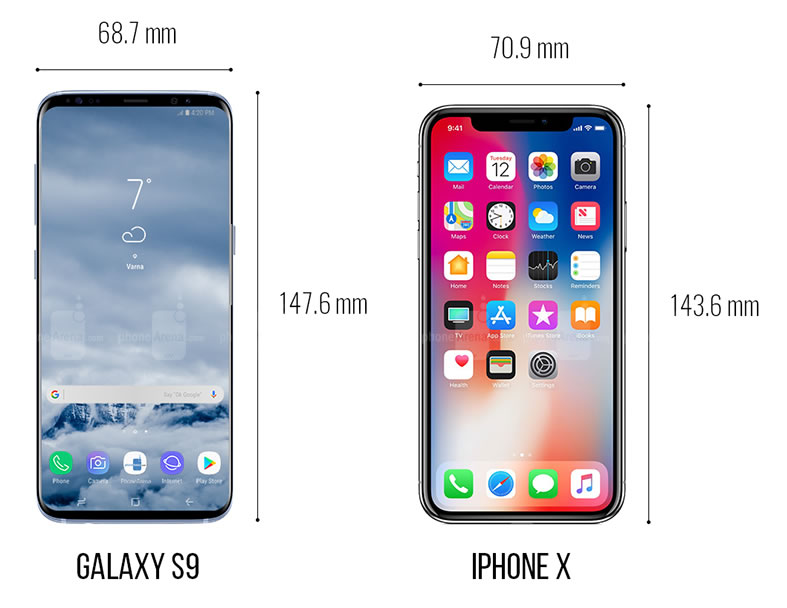 galaxy-s9-vs-iphone-x